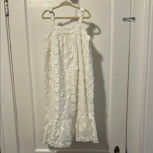 Janie and Jack White Casual Lace Dress